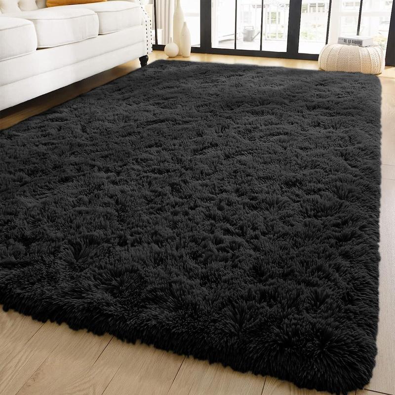Thick Large Anti Slip Shaggy Rugs Soft Fluffy Rug Living Room Bedroom Carpet Mat 2