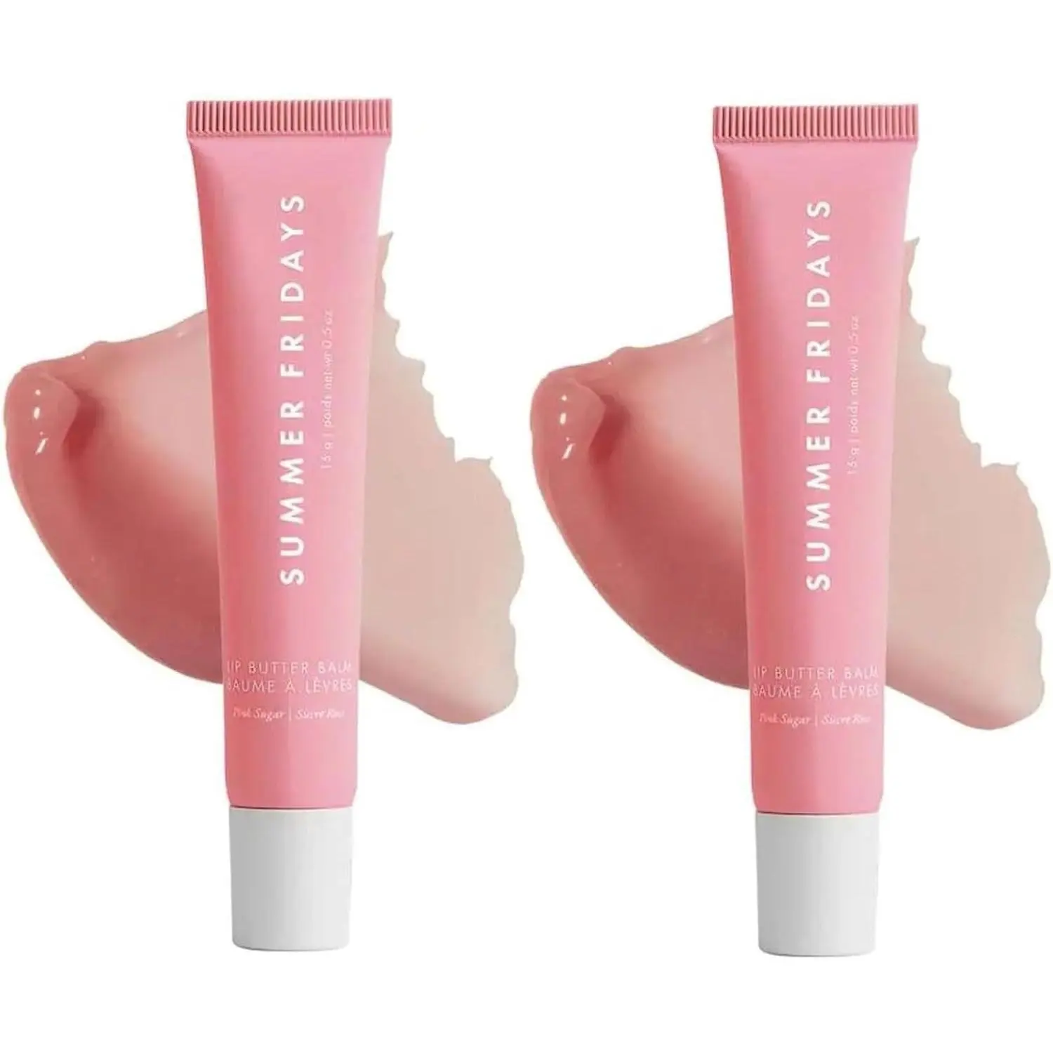 Summer Fridays Lip Balm, Moisturizing Natural Lip Balm(Pink), Locks In Moisture, Moisturizes And Brightened, Contains Shea Butter, Lip Care For Dry Lips, For Chapped Lips, For Men And Women Glossy Moisturizer Makeup Lipstick Lipgloss Skincare Hydrate