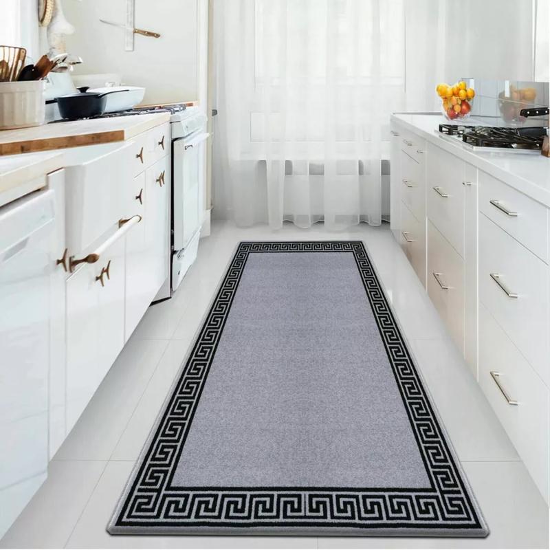 Long Hallway Runner Non Slip Door Mats Bedroom Rugs Kitchen Carpet Floor Mat UK 7