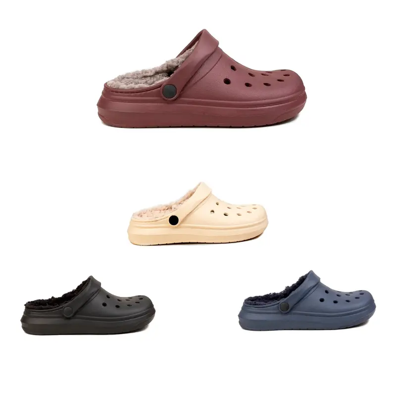 Stay Comfortable in Winter & Autumn with Harriet Fur-Lined Ladies’ Clogs – Ideal for Work, Casual, or At-Home Wear 0