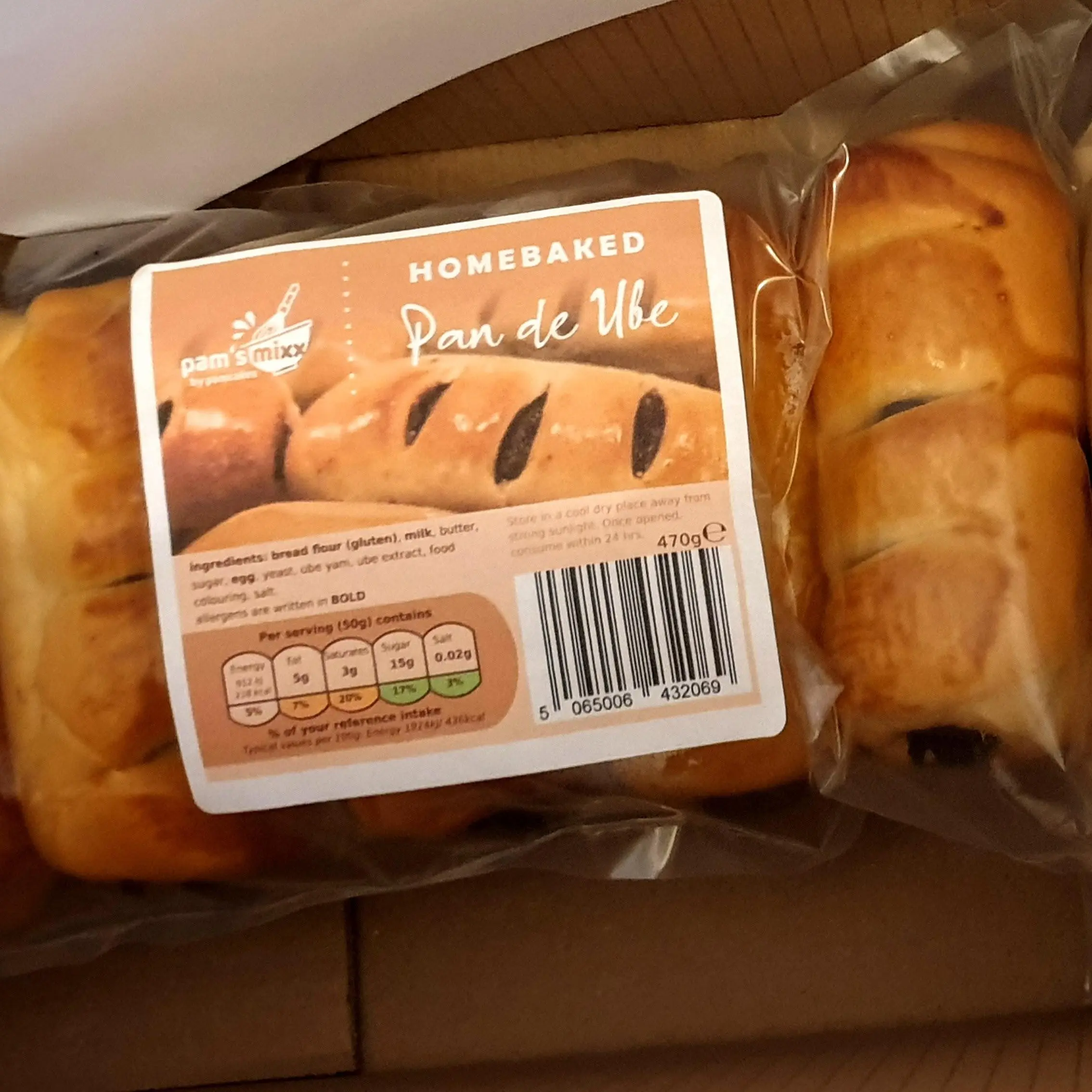pamsmixx by pamcakes - pan de ube - bread