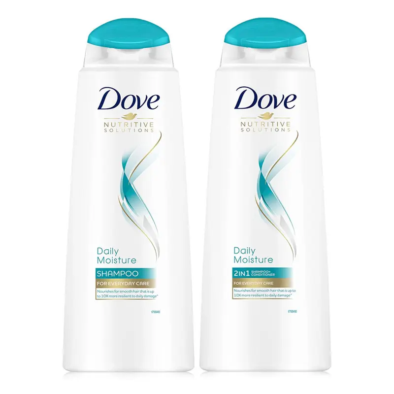 Dove Nutritive Solutions Daily Moisture Shampoo & 2 in-1 Shampoo & Conditioner, 400ml 0