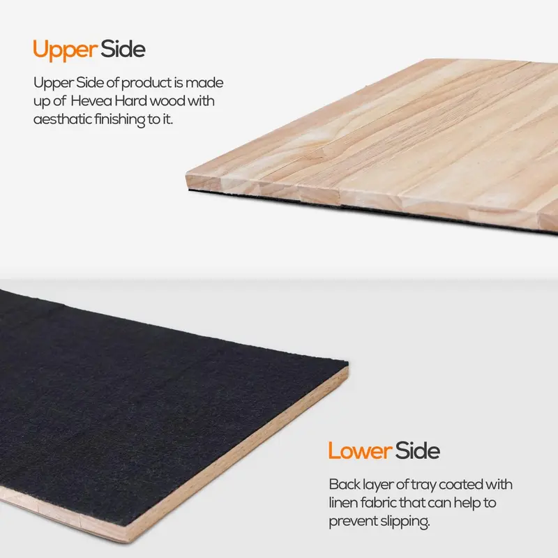 Foldable Wooden Sofa Arm Tray for Drink Snacks, Magazine, and Remote - Hevea Brasiliense Wood - Armrest Protector - Non Slip and Easy Installation table new  table ikea  furniture 1