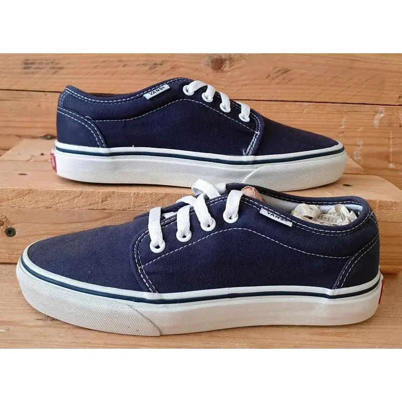 Vans Old Skool Canvas Low Trainers TB4R Dark Blue/White/Gumsole  UK4.5/US7/EU37