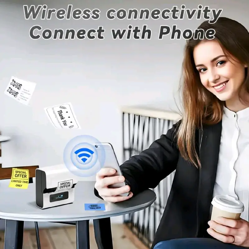 Thermal Printer - Ink Free - Compact and Portable 2