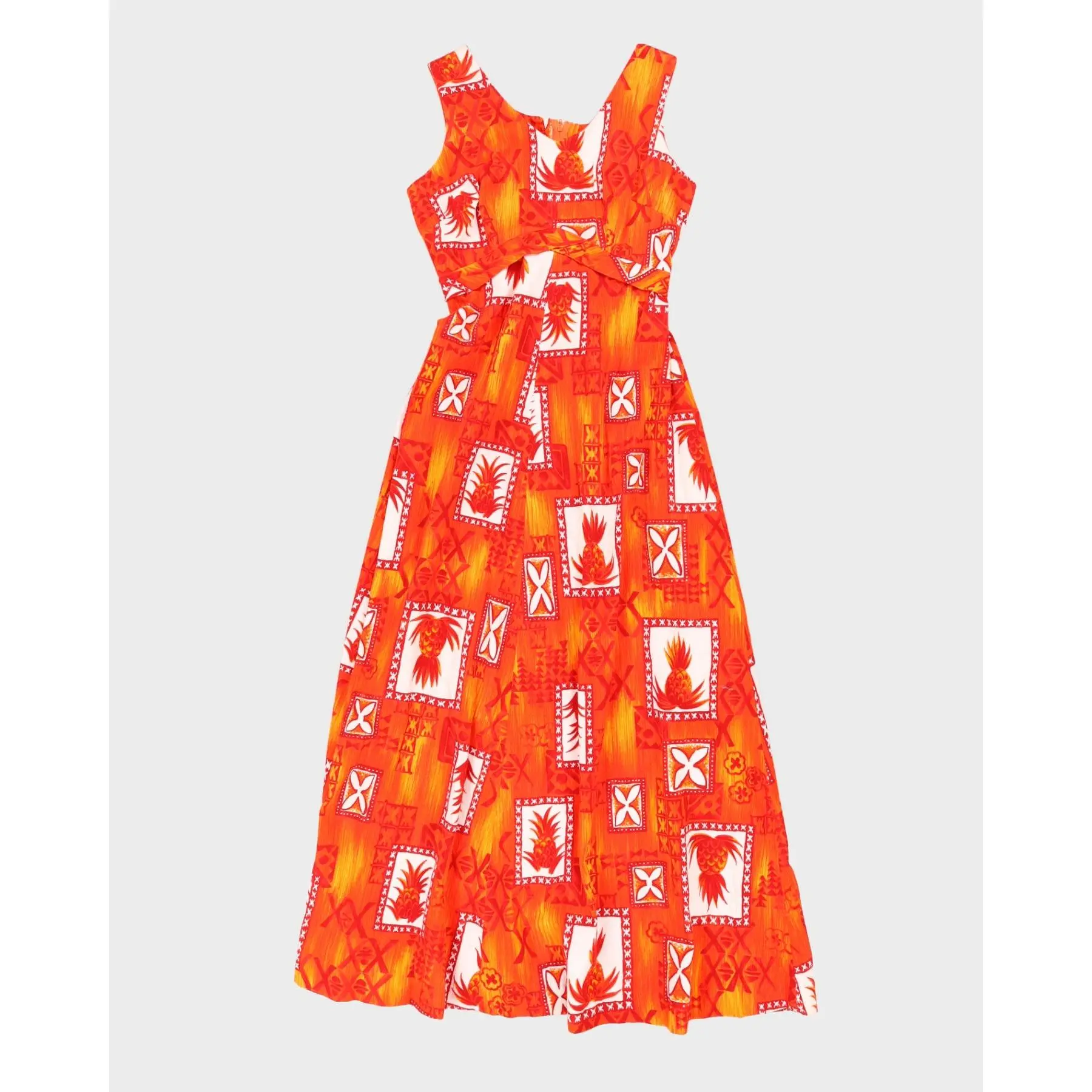 Preowned 1980s Hawaiian Dress - M