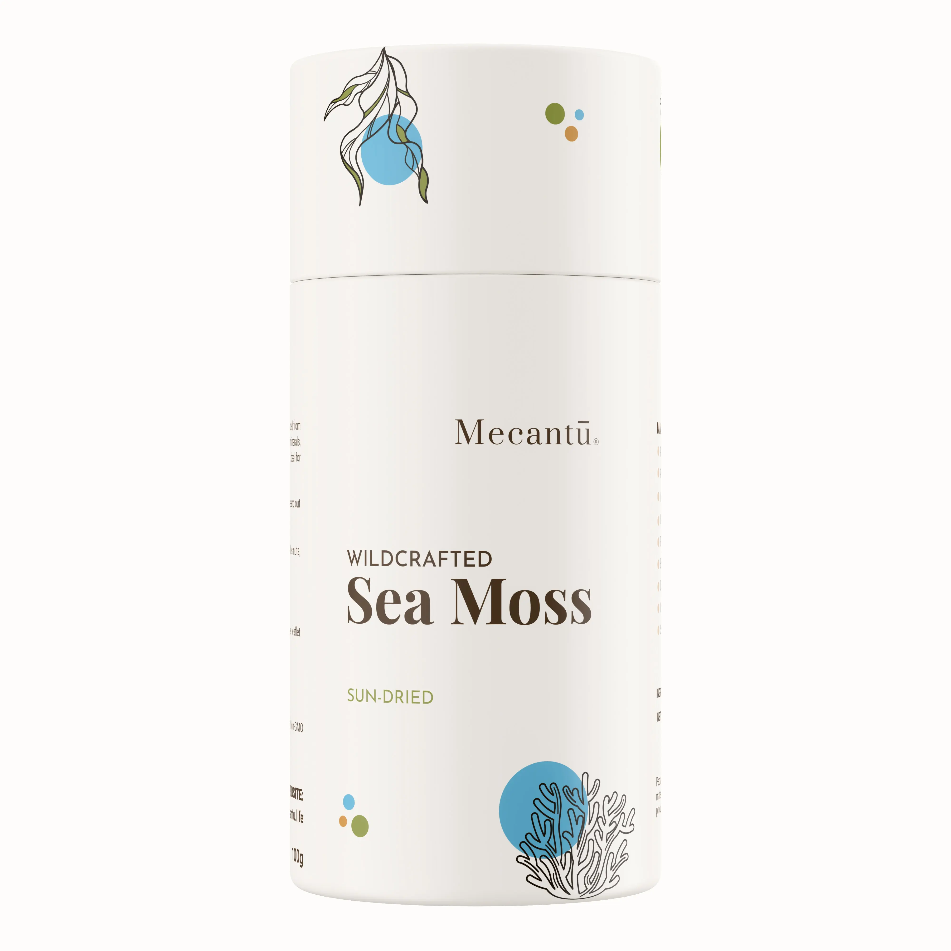 Mecantu Premium Sun-Dried Golden Sea Moss – Rich in Natural Nutrients for Energy, Immunity & Skincare