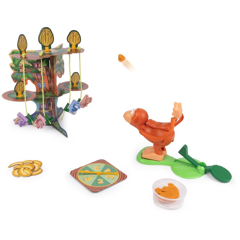Spin Master Games, Monkey See Monkey Poo Game, Fun Games, Sensory Toys, Family Games, Funny Gifts, Christmas Gifts for Kids, for Ages 4+ 6
