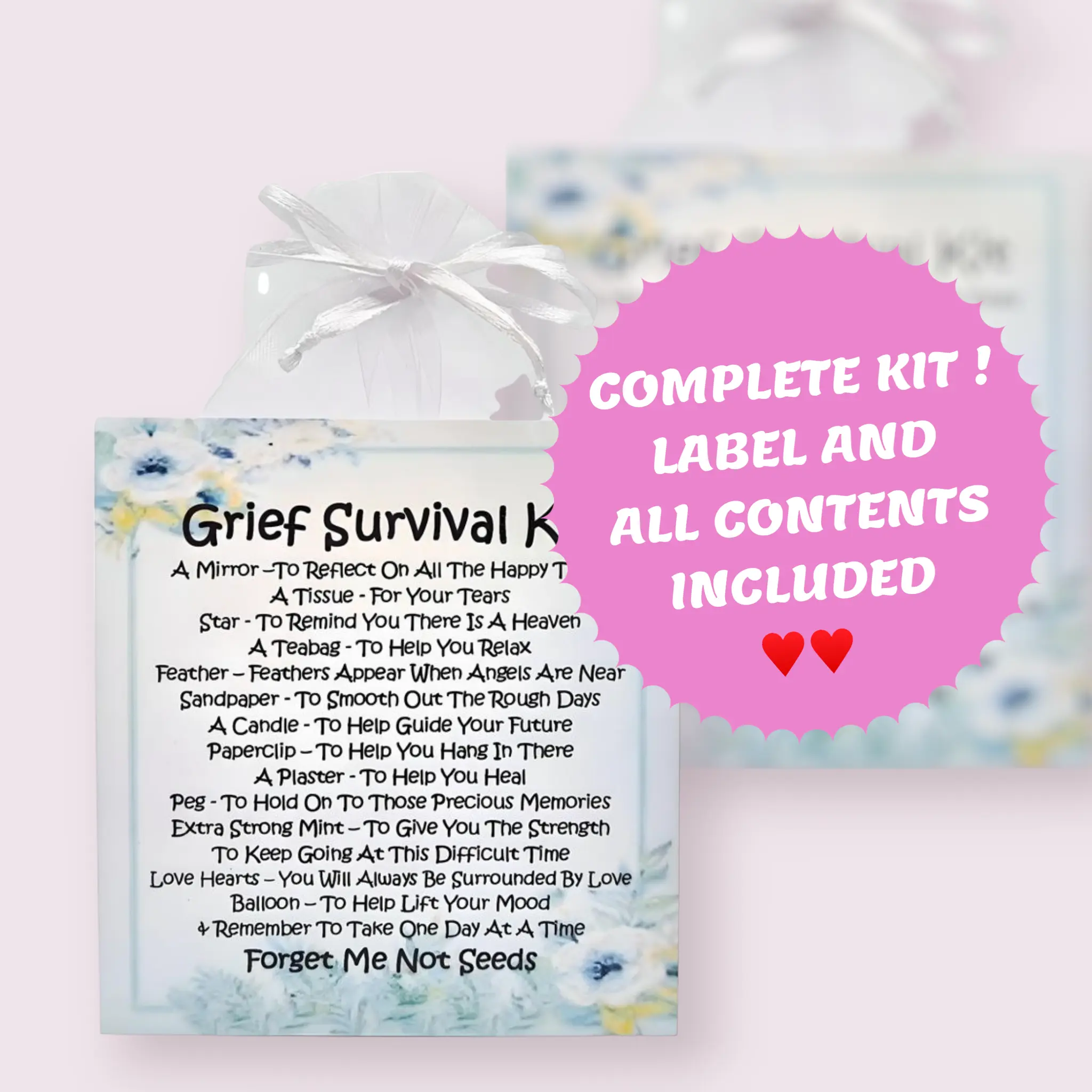 Grief/Bereavement Survival Kit NEW ~ Thinking of You | With Sympathy | Condolences | When A Greetings Card Just Isn't Enough | Bereavement | Sorry For Your Loss