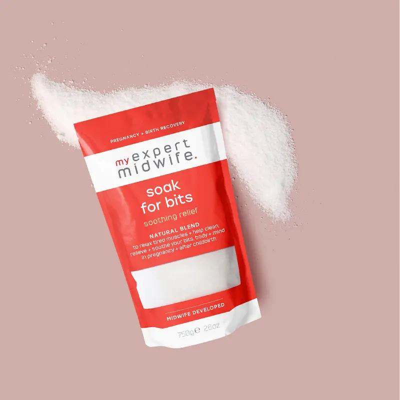 Soak for Bits Bath Salts | Post-Birth Recovery Essential | Premium Epsom Salts for Postpartum Recovery with Essential Oils 1