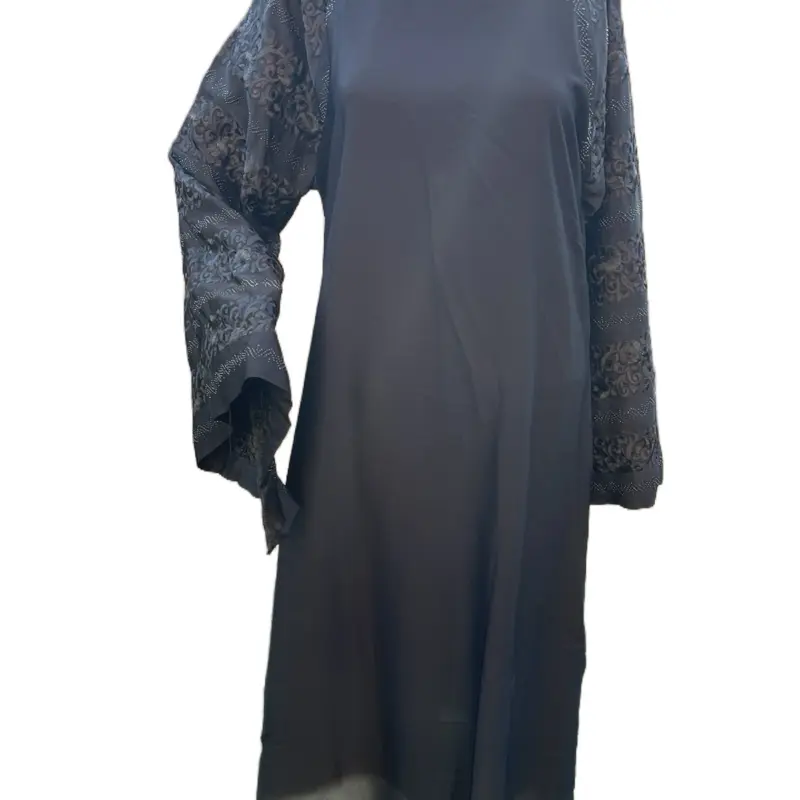 Arabic Clothing-solid Kimono Sleeve Belted Abaya, Vintage Clothing, Coats for Women, Abayas for Women, Modest Long Sleeve Abayas, Women's Islamic Clothing for Spring Fall, Women's Islamic Clothing, Modest Clothes 4