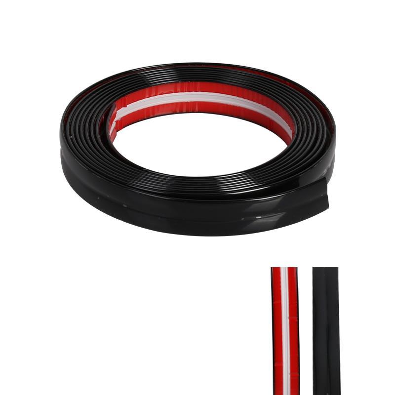 self-Adhesive Wall Corner Trim Molding Line Ceiling Edge Skirting Caulk Strip - Black, 3-in-1 Design for Flat, Concave and Convex Corners 2