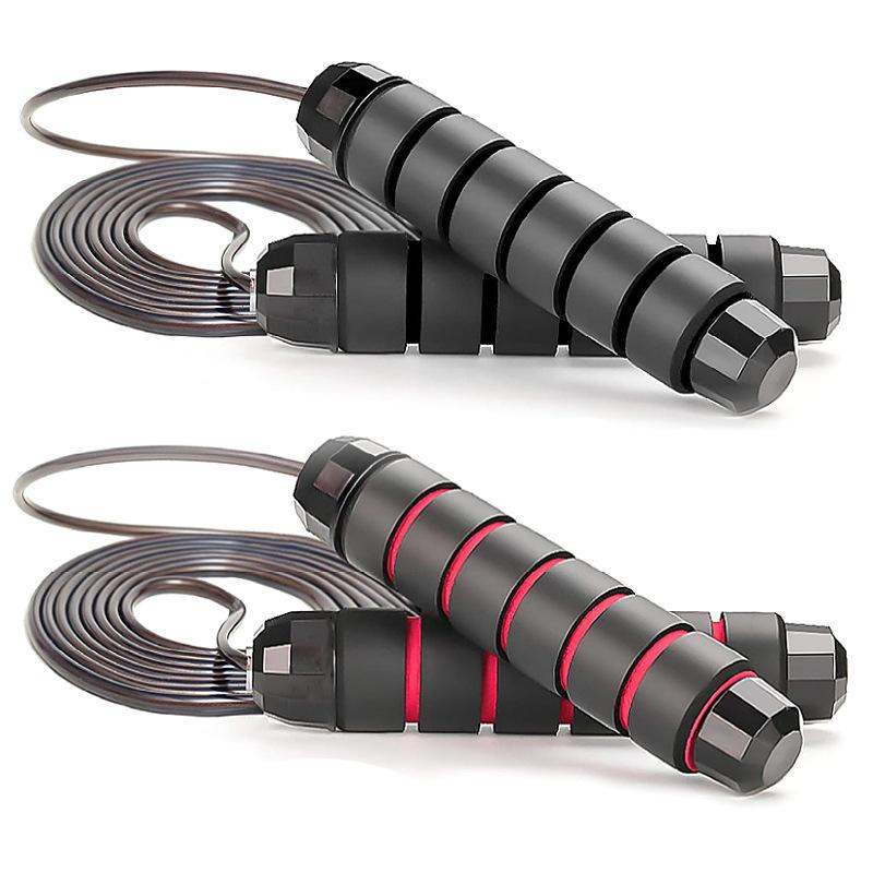 Adjustable Adult Skipping Rope Gym Fitness Boxing Speed Exercise Jump Workout UK 0