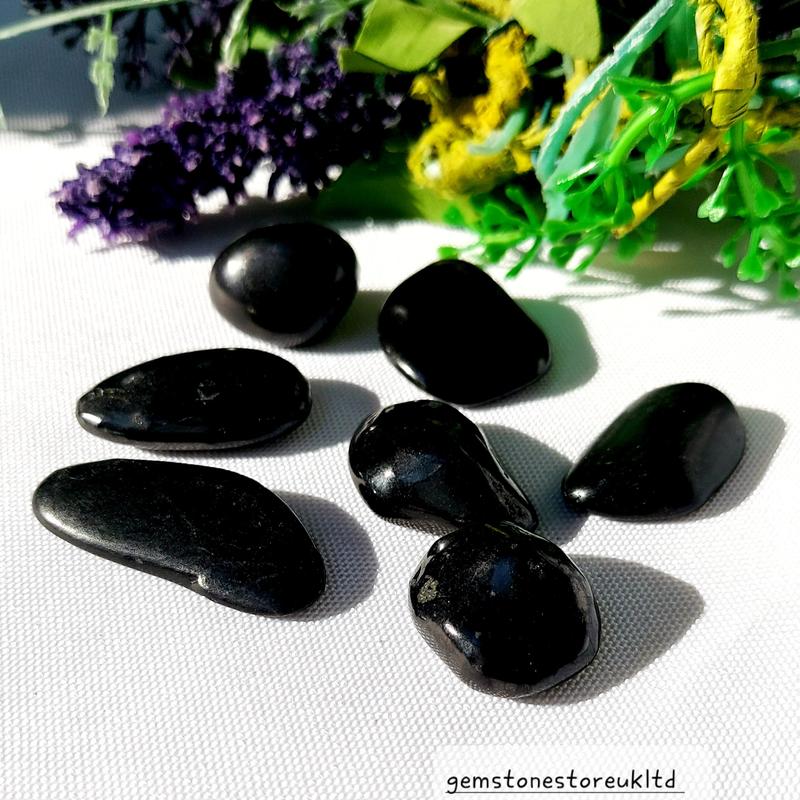 Natural Shungite Crystal - Protective Energy Stone 25-30mm, Shungite Healing Crystals, Purifying, Grounding Energy Stone. 8