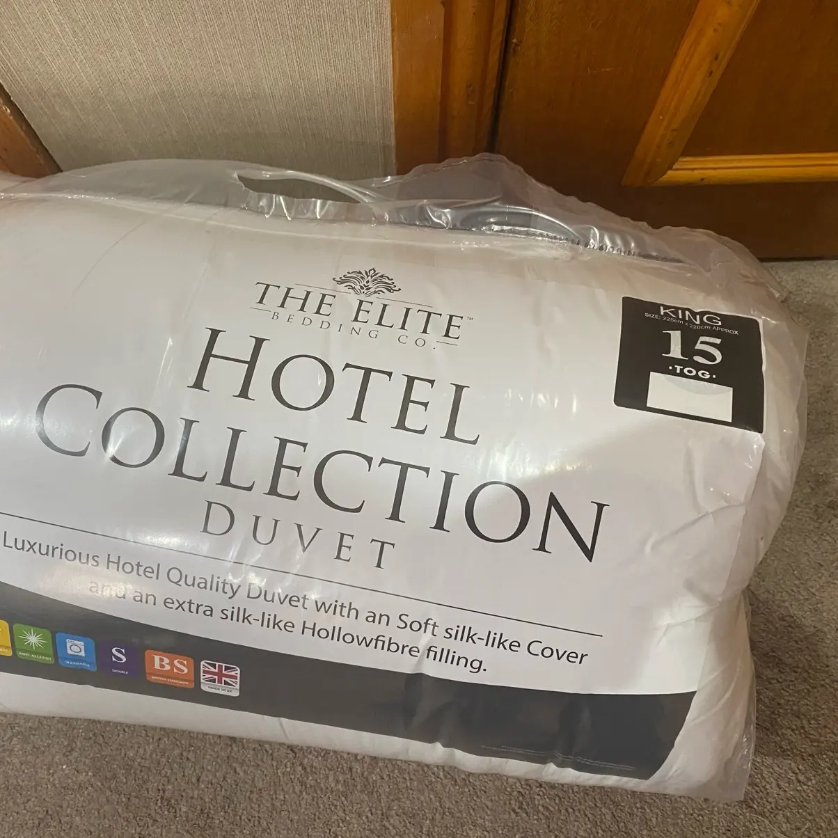 New Elite King Size Duvet 15 Tog - Good Quality