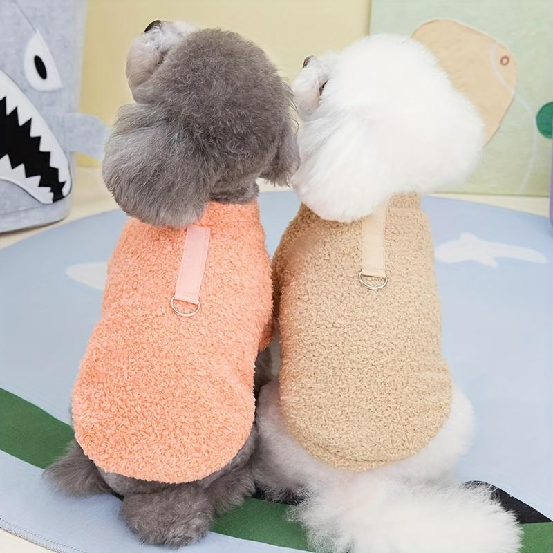 Product Introduction of Ultra-Soft Fleece Dog Sweater - Warm, Cozy, and Machine Washable Winter Pet Apparel for Small Breeds, Perfect for Cold Weather, Outdoor Activities, and Casual Attire 1