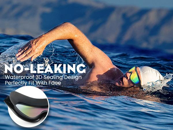 Product Introduction of Swim Goggles 2 Pack, Wide View Anti Fog & UV Swimming Goggles for Audlt, No Leaking Swim Glasses for Men Women 5
