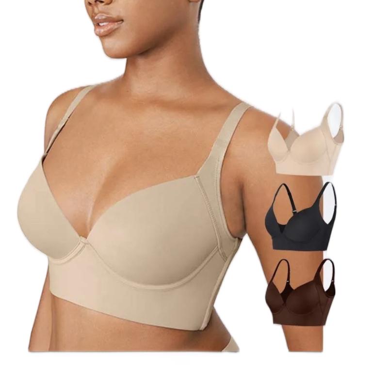 Plus Size Comfortable Full Cup and Wide Coverage Back Fat Bra Fit Womenswear victoria secret push wireless casual Day Underwear Bridal Basic Minimalist 4