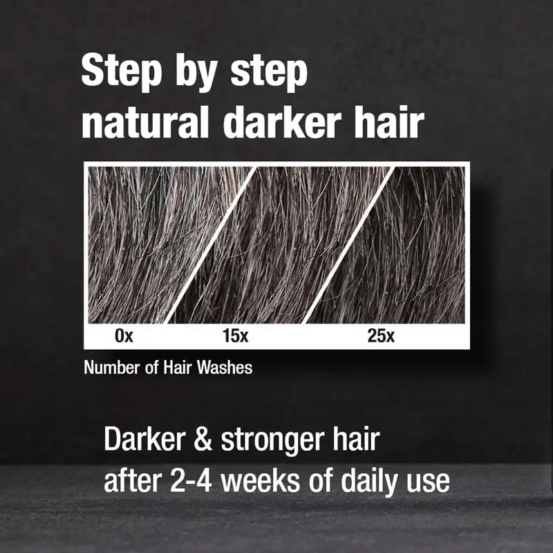 Alpecin Grey Attack Caffeine & Colour Shampoo for Men 1x 200ml | Gradually Darker and Stronger Hair | Controlled & Natural Looking Colour Effect for Less Greys | Against Thinning Hair 3
