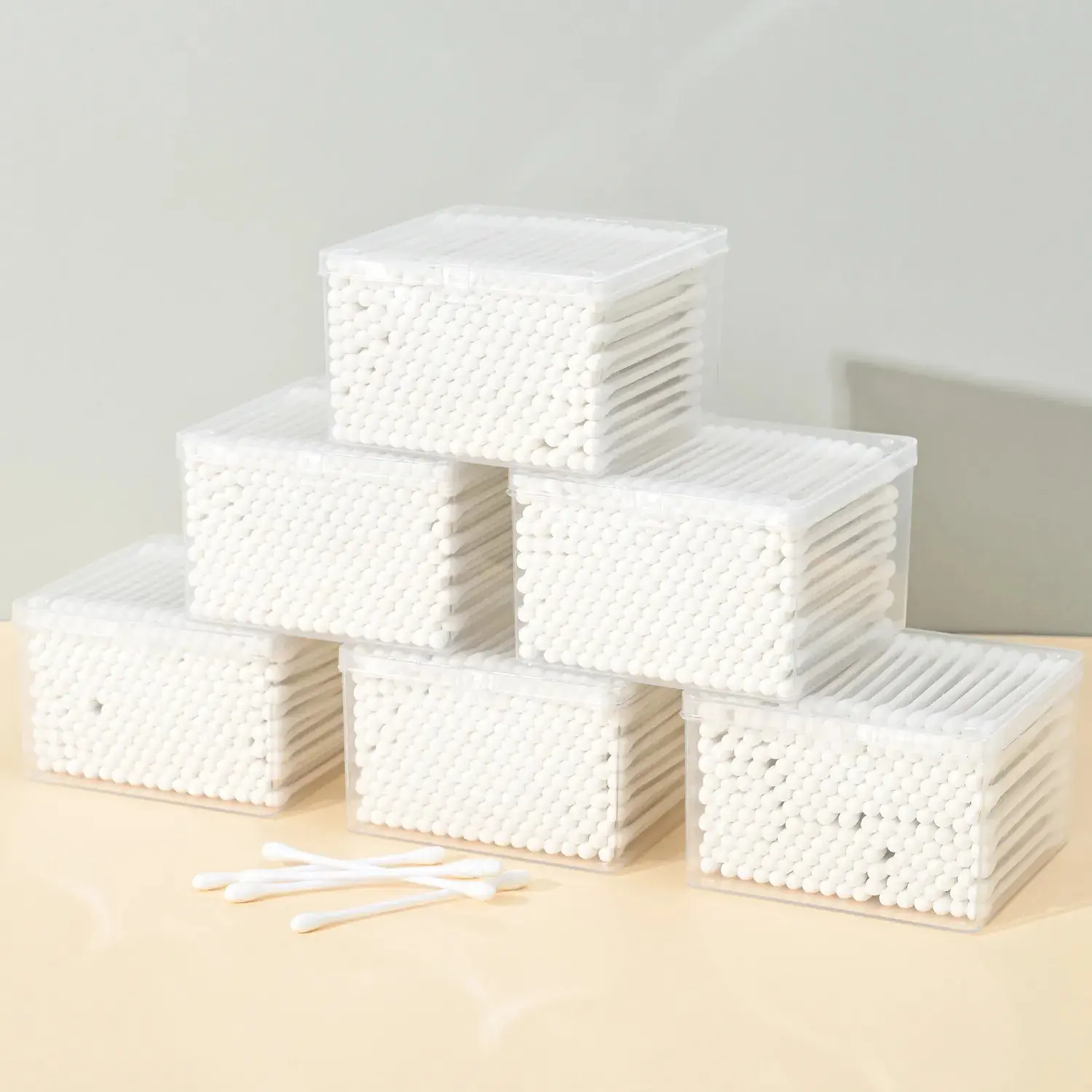 Cotton Buds Pack of 200 - Soft & Gentle Ear Cotton Swabs for Sensitive Skin, Pure Cotton & Paper Sticks, Plastic-Free, Perfect for Delicate Areas like Eyes and Outer Ear, Eco-Friendly and Biodegradable