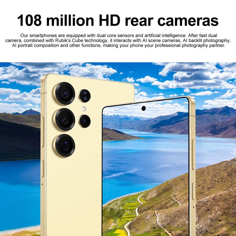 S25 Ultra 5G smartphone 7.3 inch Android phone Dual SIM camera card 5
