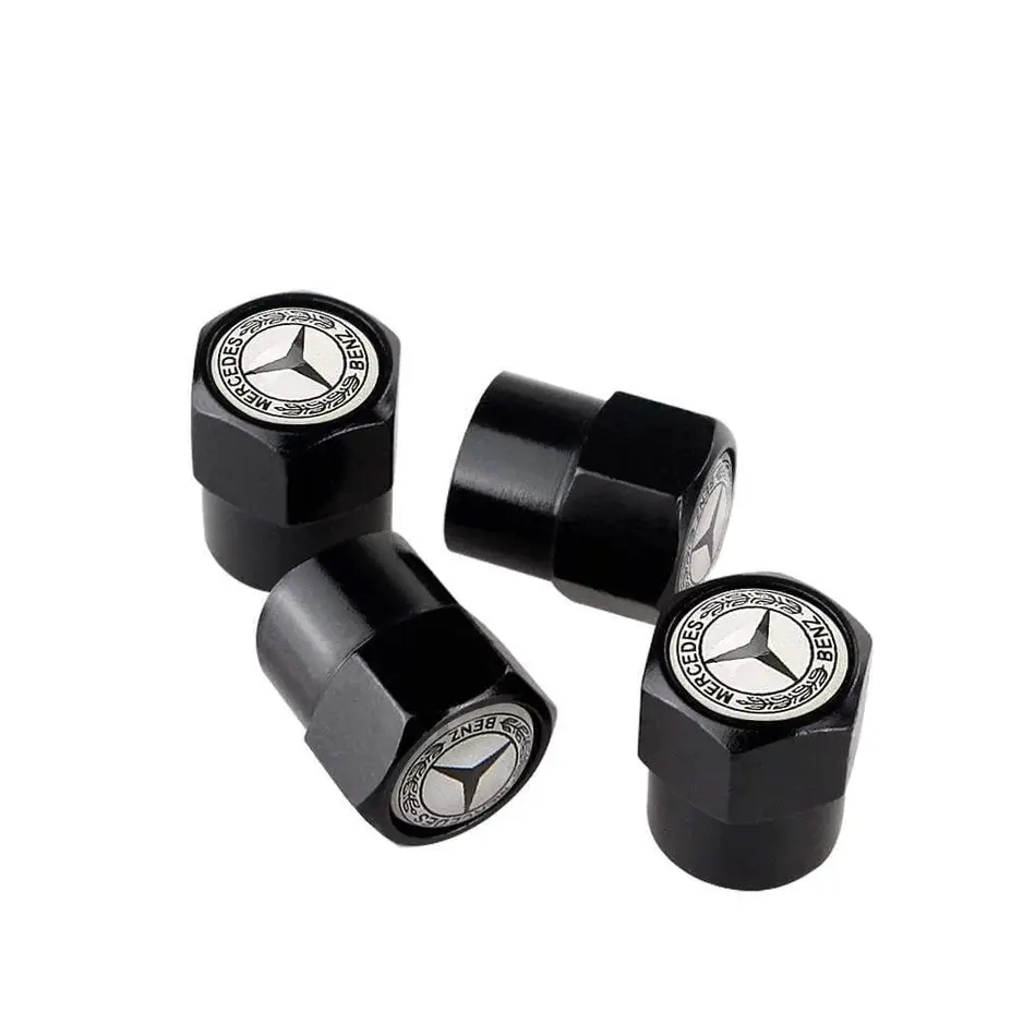 Benz Special Dust Valve Caps - Universal fit in Black