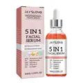 Product Introduction of 5 In 1 Fade fine lines Firming Face Serum Moisturizing brightning Vitamin C Hyaluronic Acid Facial Serum Shrink Pores Skin Care 16