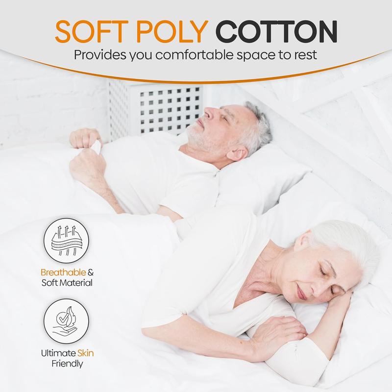 Hotel Quality PolyCotton Pillows | All Pack | Extra Filled Luxury Pillows - SAME DAY DISPATCH 5