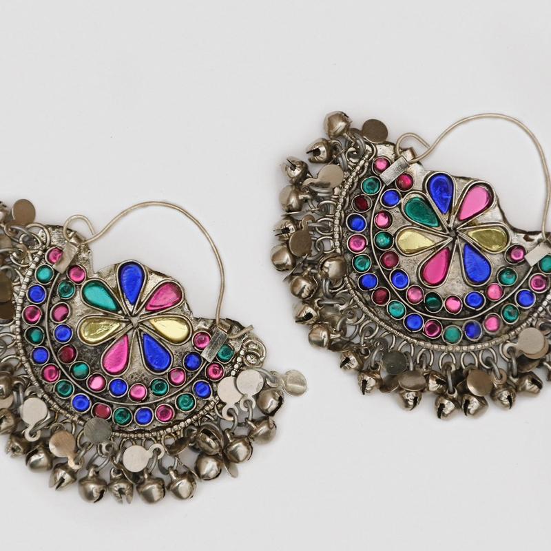 Afghan jewellery earrings 1