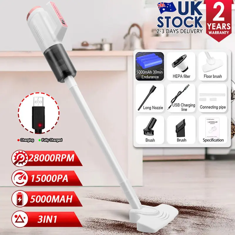 Cordless Stick Vacuum Cleaner Wireless Vacuum Cleaner Upright Anti Hair Wrap Set 1