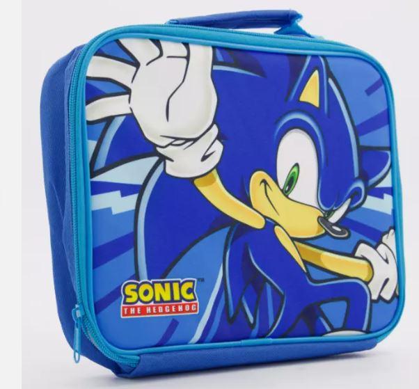 Blue Sonic The Hedgehog Explosion Rectangular Lunch Bag 1