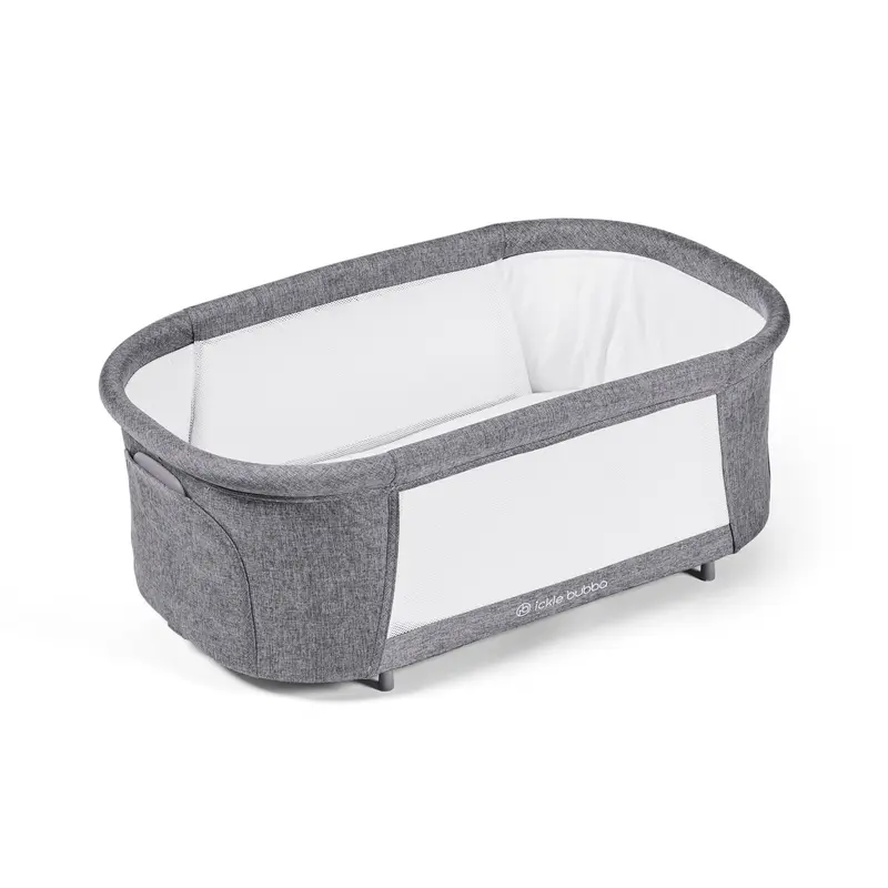 Ickle Bubba Drift Gliding Crib - Ash Grey 5