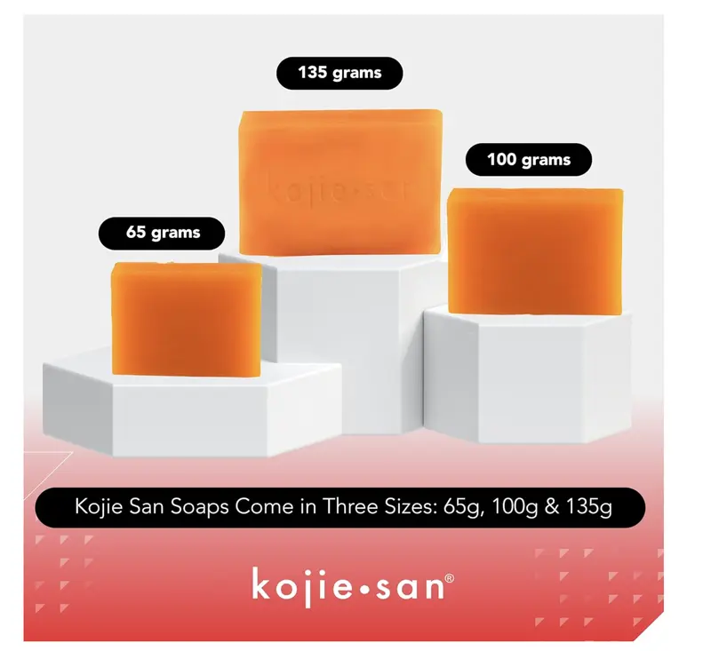 Kojie San Skin Brightening Soap - Classic 65g x 2, Double Pack Cleanser Cleansing Comfort face wash Body Wash 1