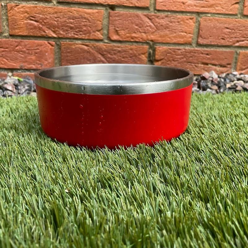 Double Layer Dog Bowl Stainless Steel Pet Bowl 0