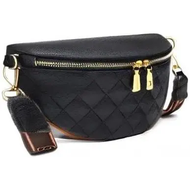 Small Crossbody Sling Bag for Women Trendy - Fanny Packs Leather Chest Belt Bum Bag Anti Theft Purse for Travel 7