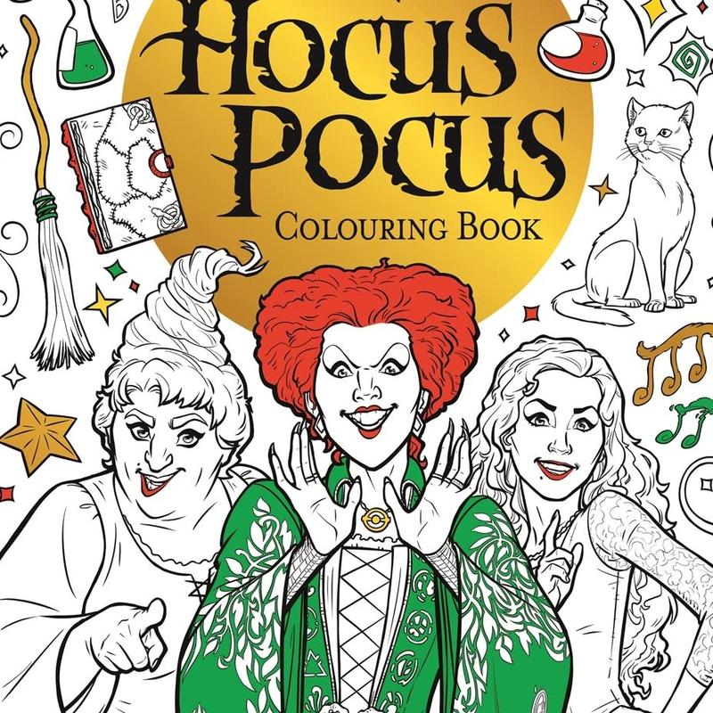 Disney Hocus Pocus Colouring Book: colour your way through Salem with the Sanderson sisters Paperback 0