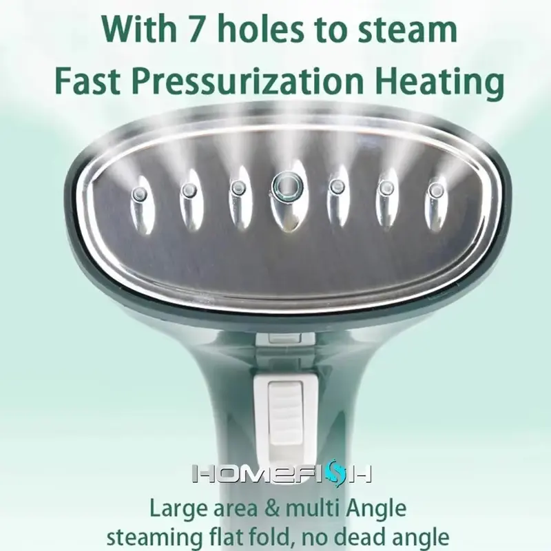 Garment Steamers 280Ml Handheld Fabric Steamer 7 Holes 20 Seconds Fast-Heat 1500W Garment Steamer for Home Travelling Portable 5