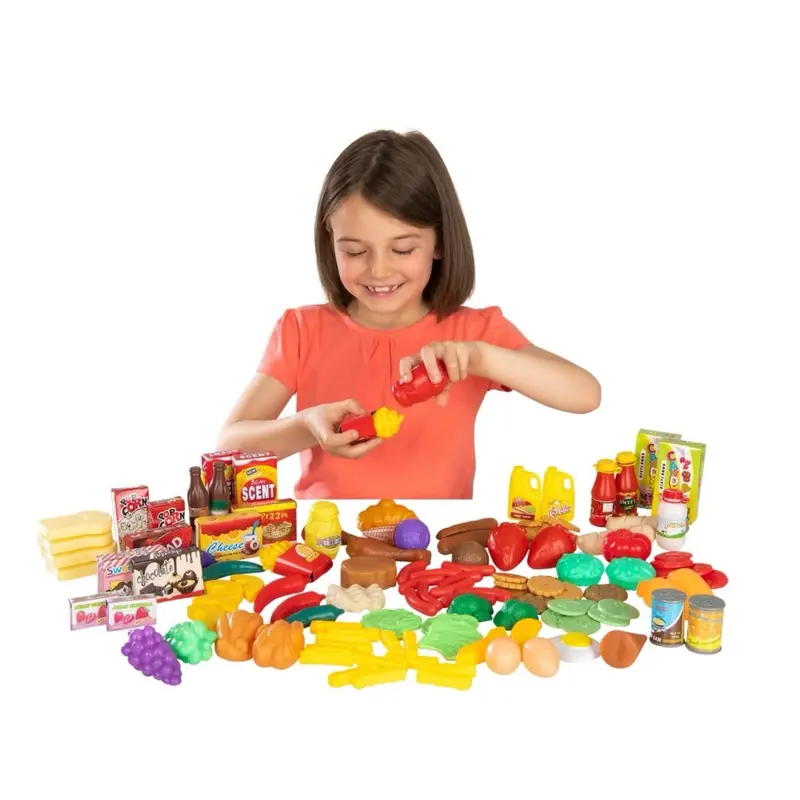 Kitchen Corner 120 Piece Food Play Set Kids 2