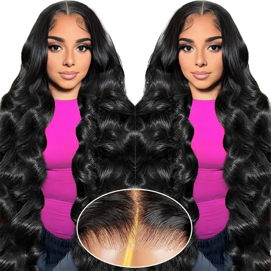 4x6 5x5 Glueless Body Wavy HD Lace Closure Human Hair Wigs for Women New Arrival No Glue Needed 9x6 Lace Frontal Wig Ready To Wear