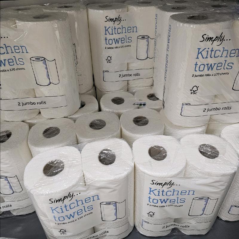 2  kitchen towels X 120 sheets  very good quality on low price - Valentines sale on 2