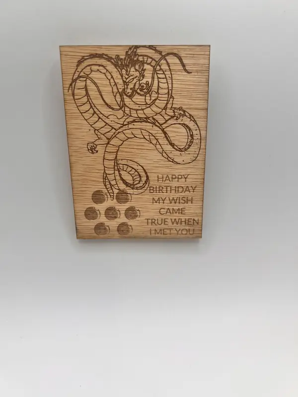 Birthday gift Shenron  dragon ball wood magnet Decor Magnetic 3