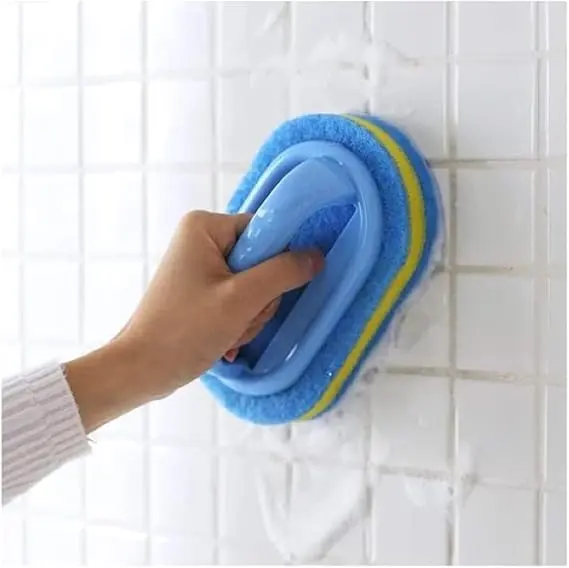 EcoVend Cleaning Brush for Bathroom  Bathtub Toilet with Ergonomic Handle 5