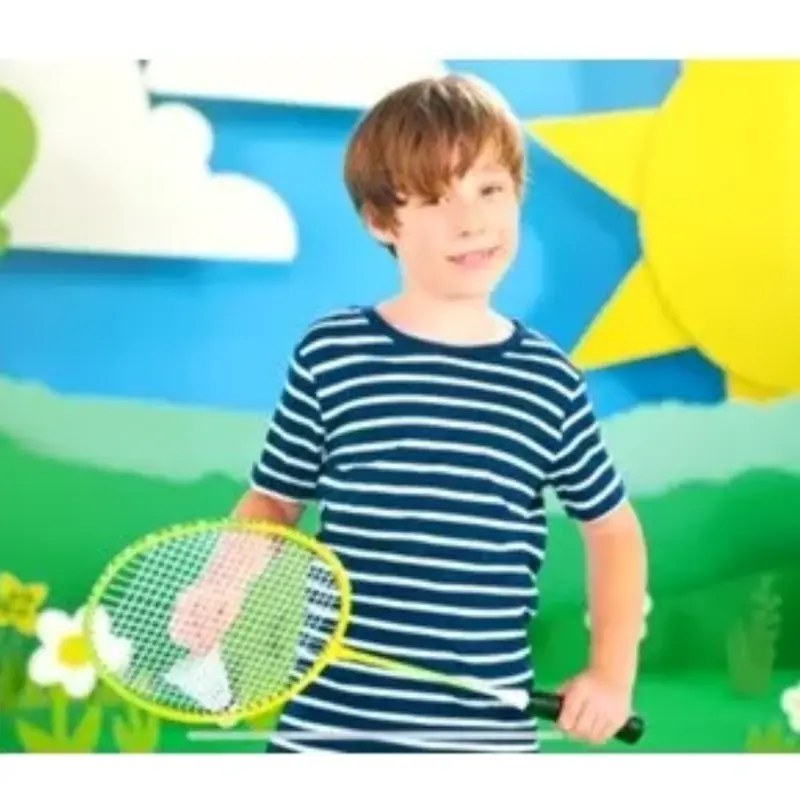 Badminton 2 Racket & Shuttlecocks Set Pro Raquet Adults Children Kit Game Garden 1