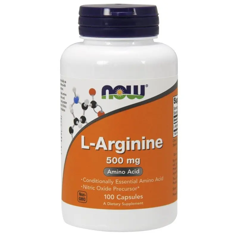 L-Arginine, 500mg - 100 caps 1