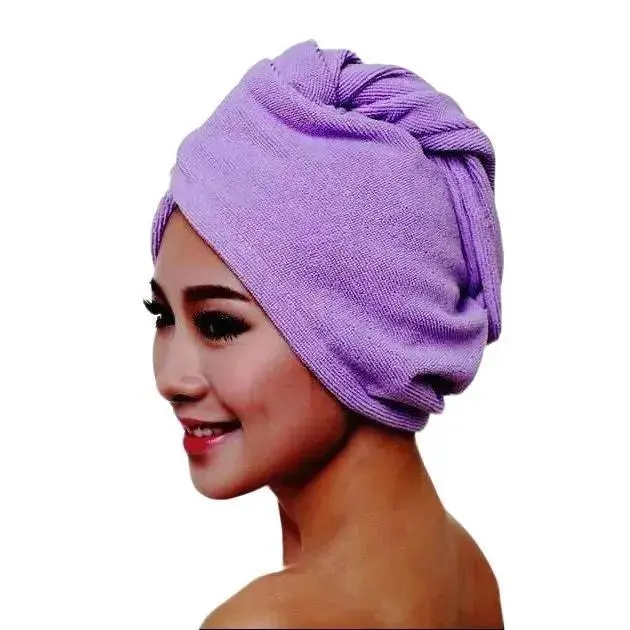 Microfiber Magic Hair Turban Towel Bath Wrap Quick Fast Drying Dryer Hair Cap   Shower Lightweight Traditional