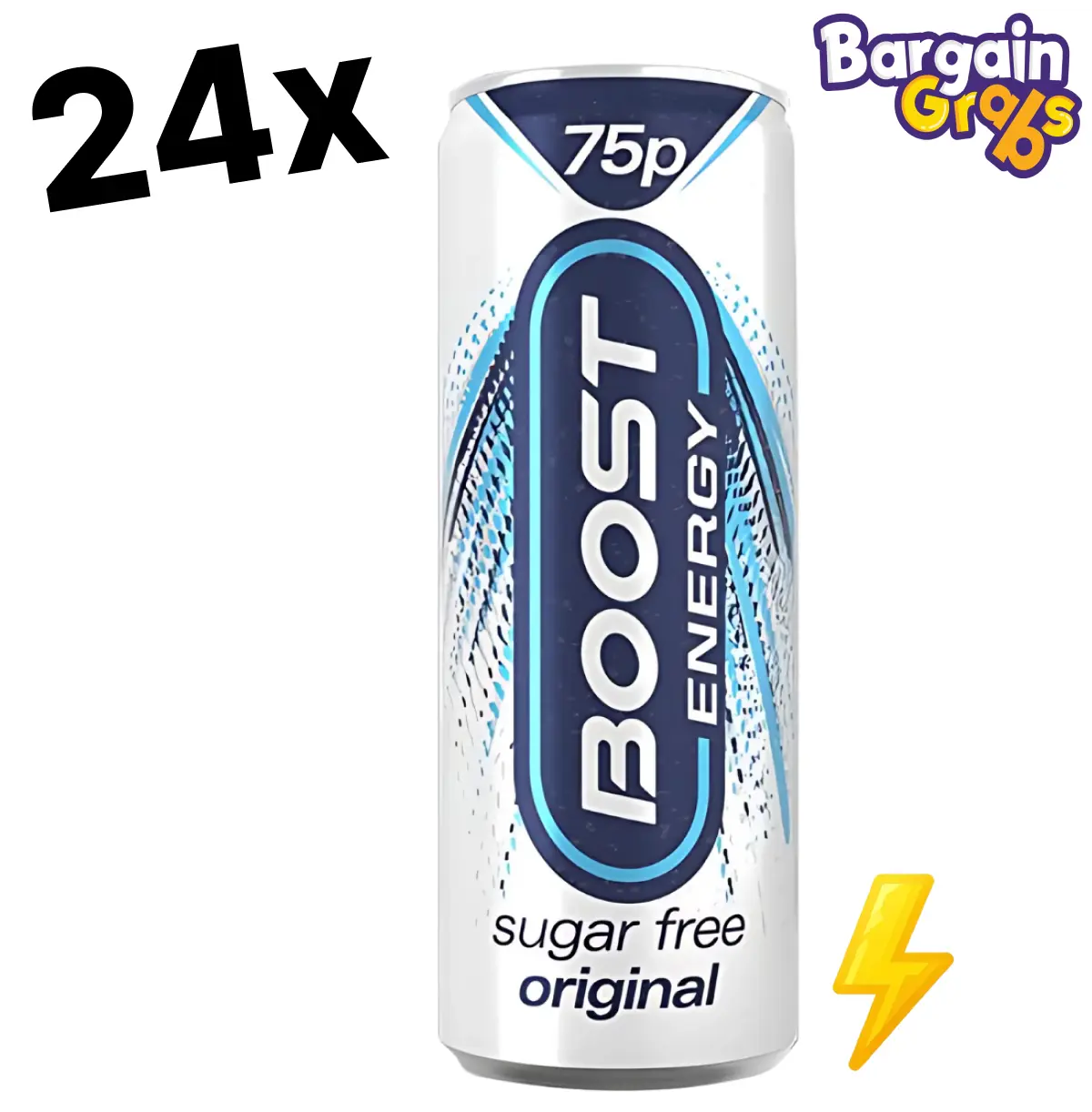24 x 250ml Boost Sugar-Free Energy Drink – Zero Sugar, Maximum Energy | BBD: 30/06/2025 Beverage Sport