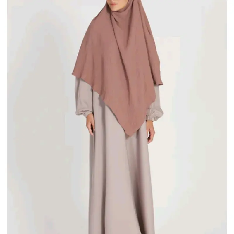 Khimar 2 way tie. Comfy material. Nidda Material 2