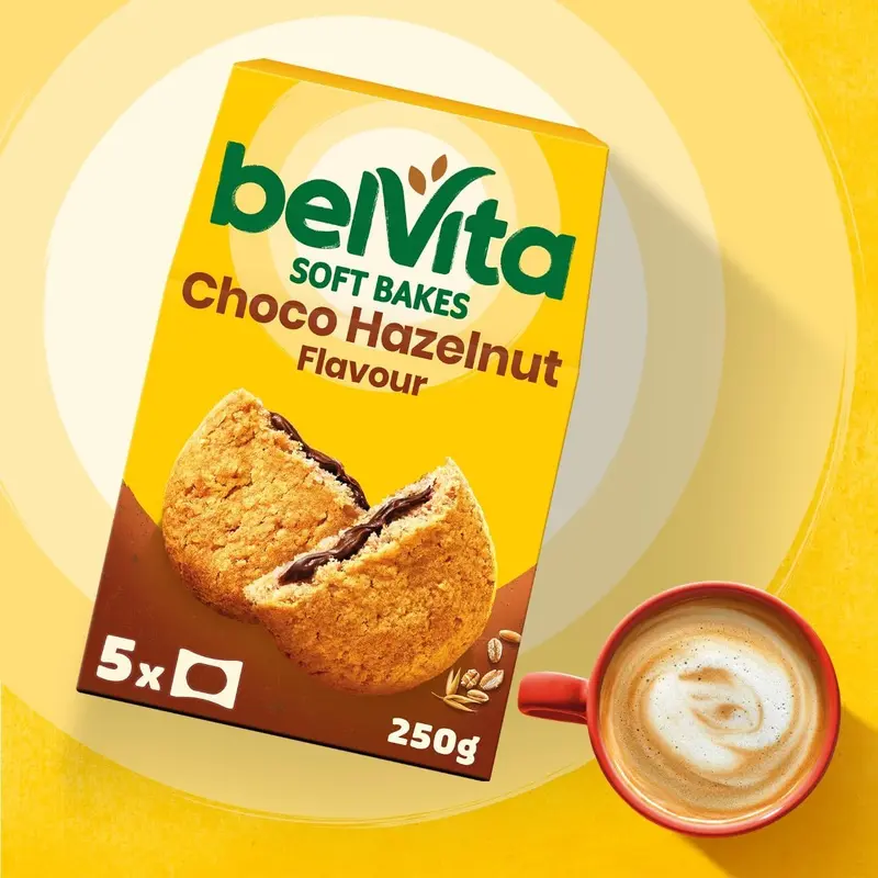 Belvita Choco Hazelnut Soft Bakes 250g – Delicious Breakfast Biscuits with 5 Wholegrains 1