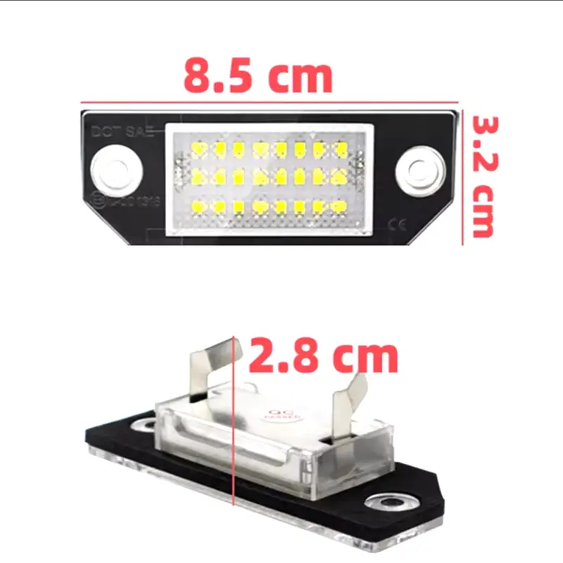 2 Pcs Ford License Plate Light Led 1