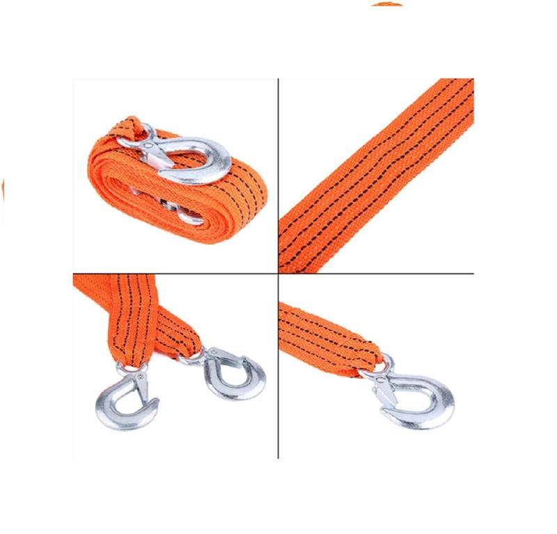 5 Tonne 4M Meters Tow Towing Pull Rope Strap Road Recovery Car 4x4 Van UK 23-44 5